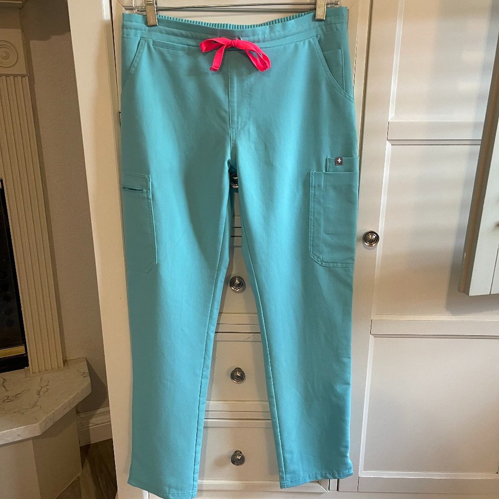 Figs Neon Blue Limited Color Yola Original Pant SM/Reg
